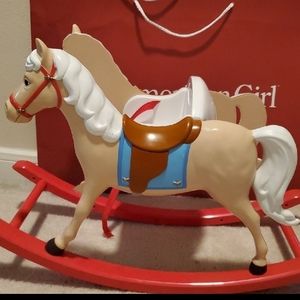 American girl bitty baby vintage rocking horse